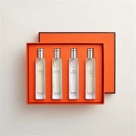 hermes jardin travel set|Jardins Travel Spray Gift Set .